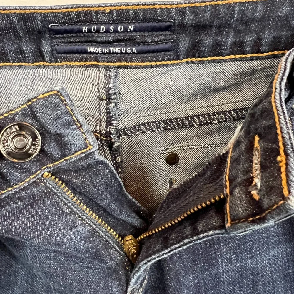 Hudson Straight Leg Dark Wash Jean‎ Size 29 Style No W429DHK